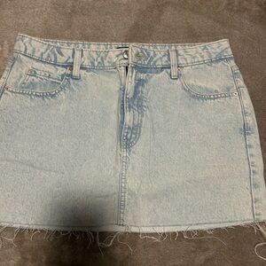 Wild Fable Light Blue Denim Mini Skirt